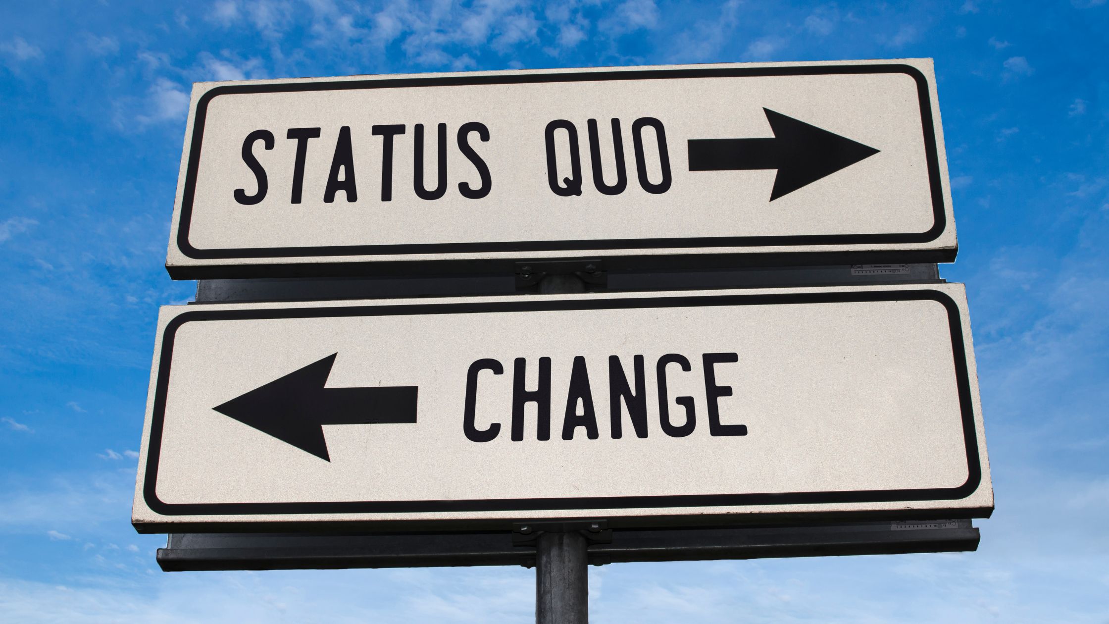 road sign directions